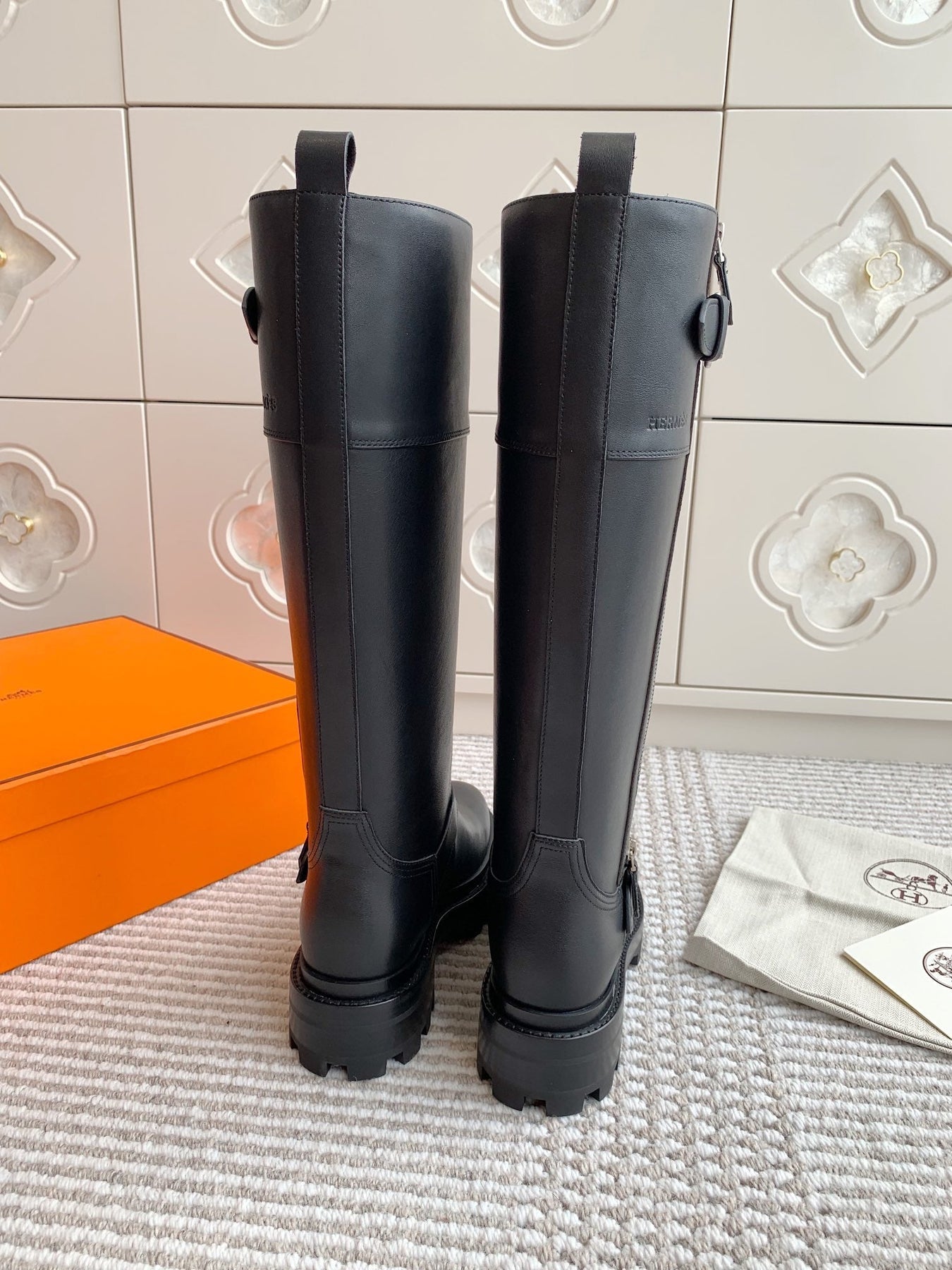 JAIME BOOT IN BLACK CALFSKIN