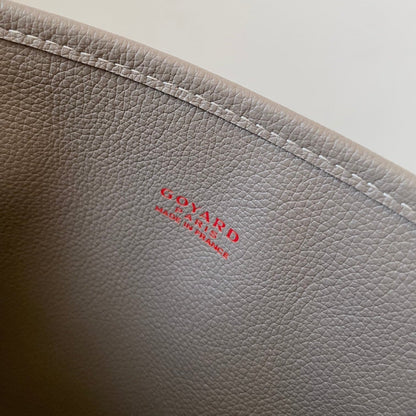 ANJOU MINI BAG 20 IN GREY MIX PINK GOYARDINE CANVAS AND CALFSKIN