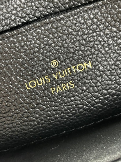 NANO MADELEINE 21 IN BLACK EMBOSSED CALFSKIN GOLD HARDWARE