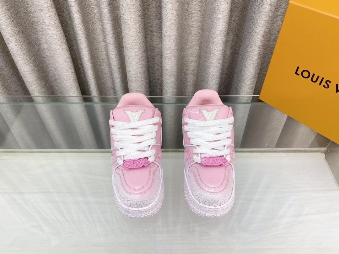 LV TRAINER PANG DING IN BABY PINK CALFSKIN
