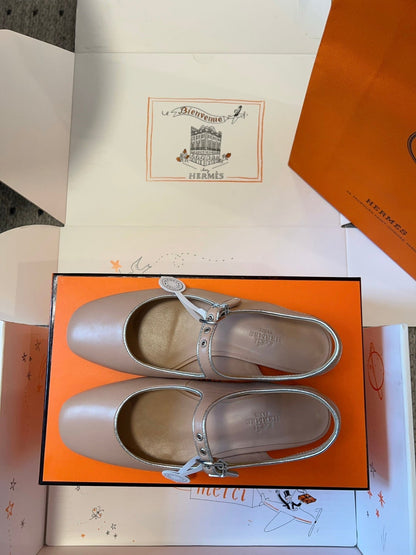 KLEO SLINGBACK IN CREPE PINK CALFSKIN