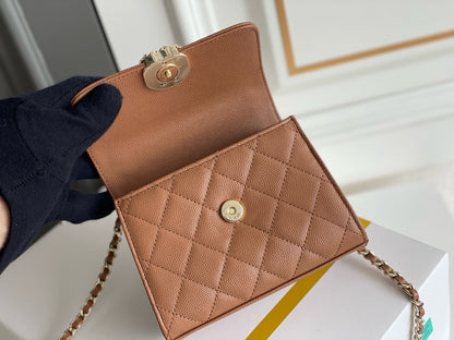 CHA 23P Kelly Handle Bag