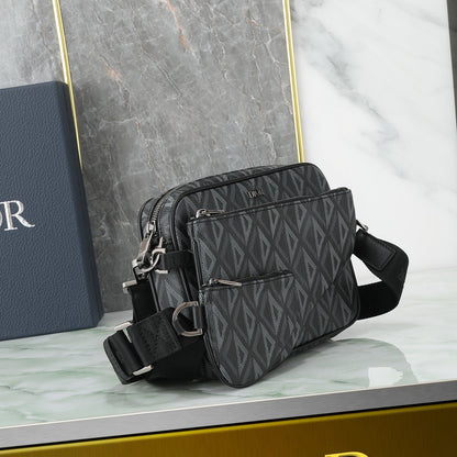 CD Diamond Messenger Bag