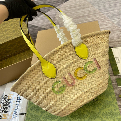 GC STRAW TOTE MINI 20.5*19.5*13