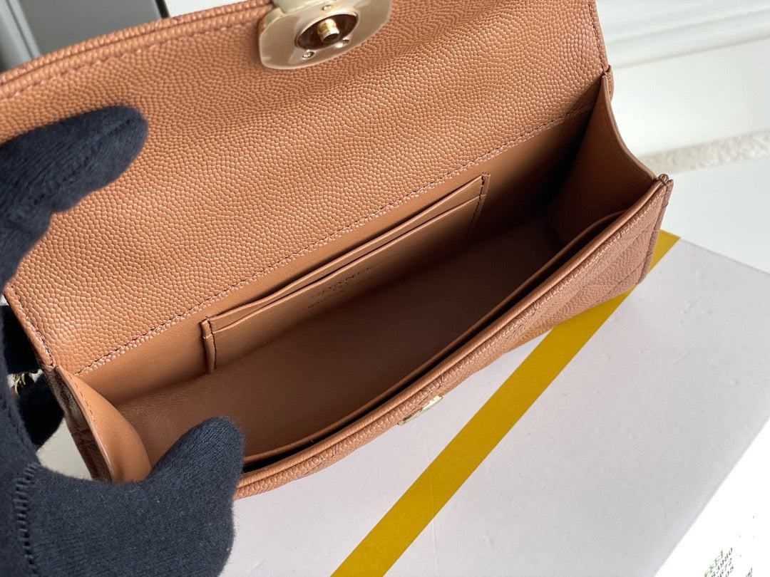 CHA 23P Kelly Handle Bag