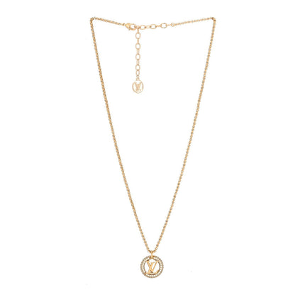 LV BY NIGHT DIAMOND PAVED NECKLACE