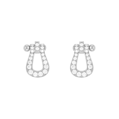 FORCE 10 FULL DIAMOND STUD EARRINGS MINI MODEL