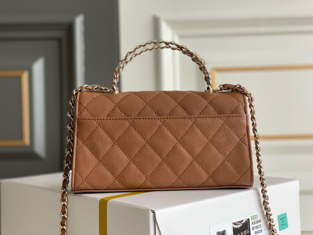 CHA 23P Kelly Handle Bag