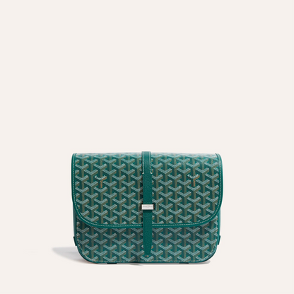 BELVEDERE MM BAG 28CM GREEN CANVAS