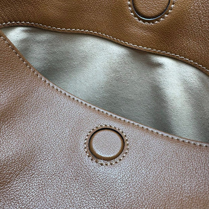 DIANA MINI BAG 24 WITH WEB IN WINE RED LACQUER CALFSKIN BAMBOO HANDLE