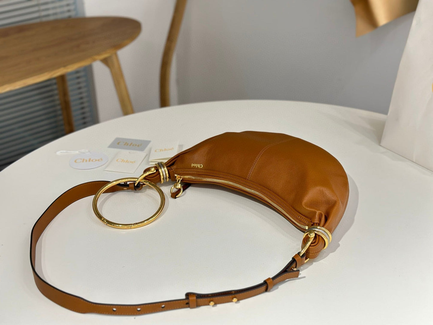 Chlo Bracelet Hobo Bag 'Clay Brown'