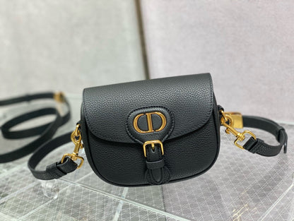 MINI DIOR BOBBY BAG 18 CM IN BLACK CALFSKIN