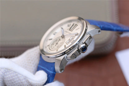 CALIBRE DIVER 42 AUTOMATIC STEEL CASE WHITE DIAL