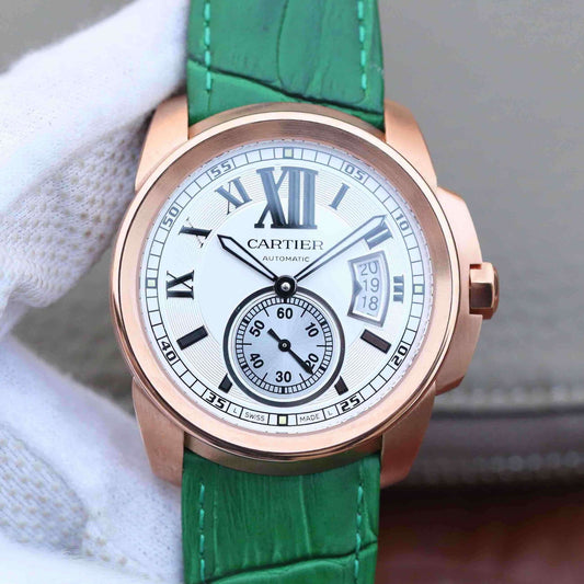 CALIBRE DIVER 42 AUTOMATIC ROSE GOLD CASE WHITE DIAL