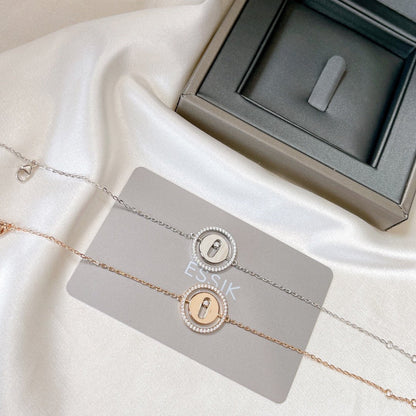 LUCKY MOVE PAVED DIAMOND BRACELET