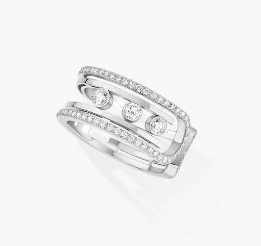 MOVE 10TH DIAMOND OPEN RING