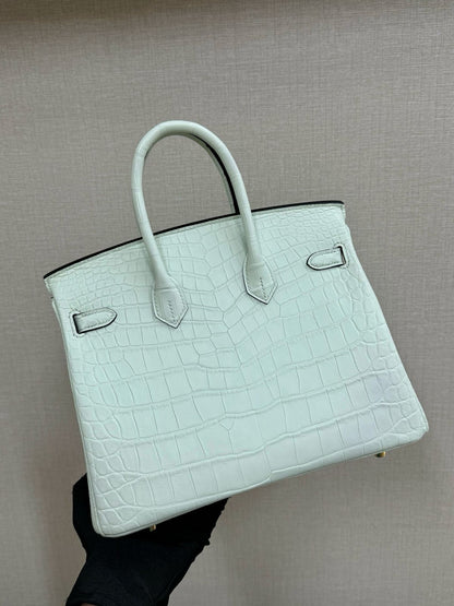 HERM Birkin 25cm Bag In Shade of Green Vert d’Eau