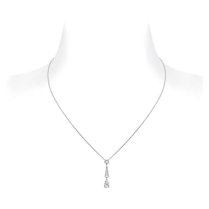 JOSEPHINE SILVER DIAMOND NECKLACE
