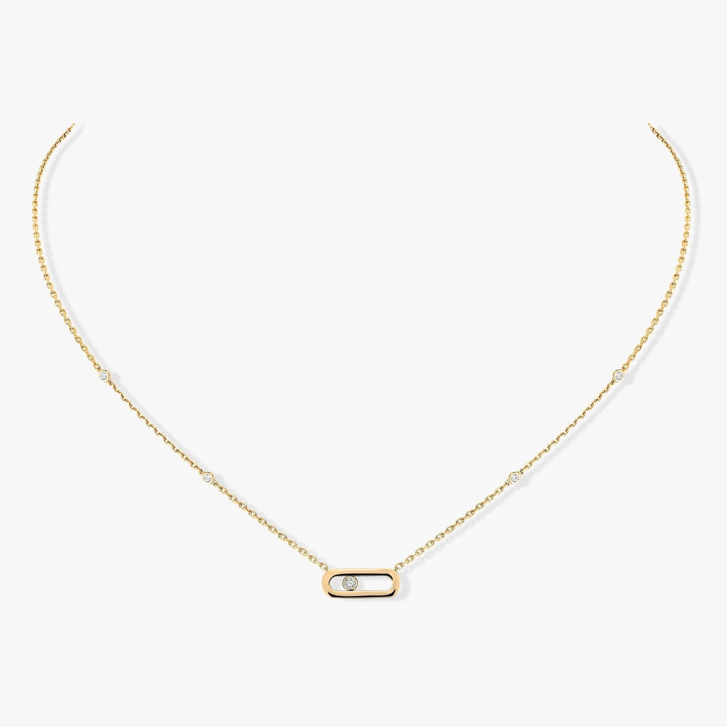 MOVE UNO DIAMOND NECKLACE