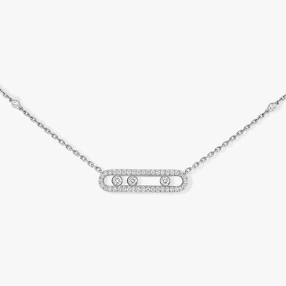 MOVE DIAMOND PAVED NECKLACE