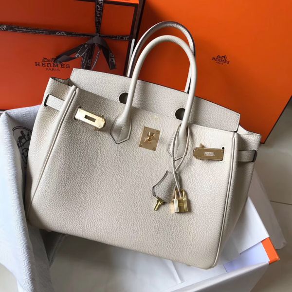 HERM Birkin 30cm Bag In Beton