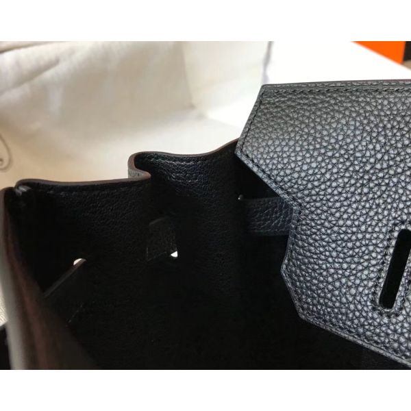 HERM Birkin 30cm Bag In Black Togo Leather PHW