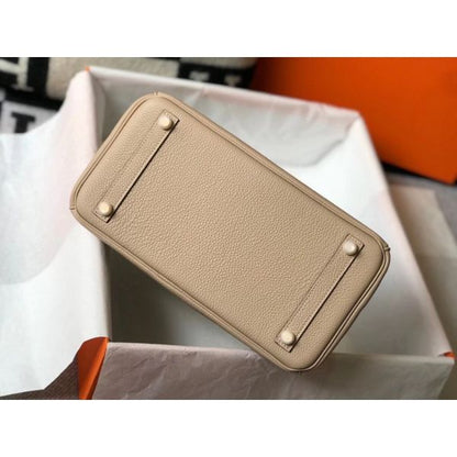 HERM Birkin 30cm Bag In Trench Clemence Leather GHW