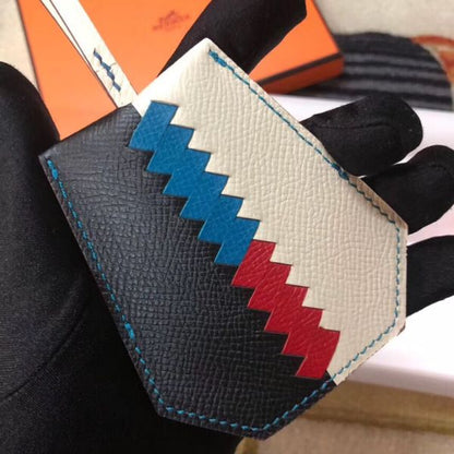 HERM Clochette Cles Grand Tressage Charm In White/Black