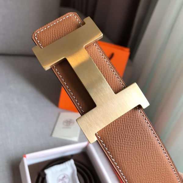 HERM Constance 2 Belt Buckle & Gold Epsom 42MM Strap
