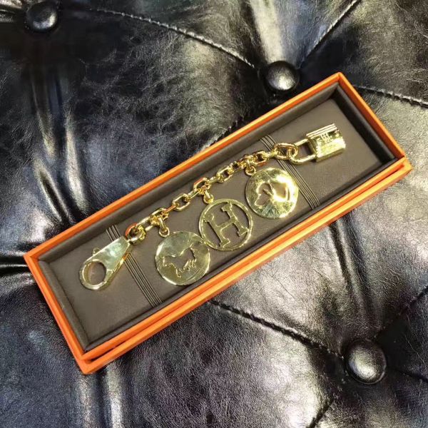 HERM Gold Breloque Bag Charm