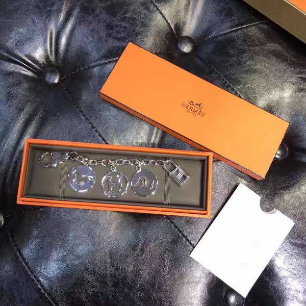 HERM Silver Breloque Bag Charm