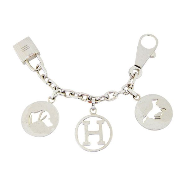 HERM Silver Breloque Bag Charm