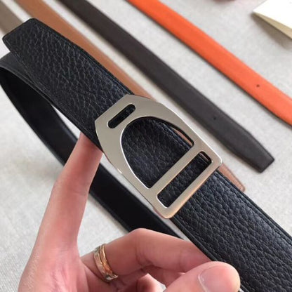 HERM Etrier Buckle Belt & Black Clemence 32 MM Strap