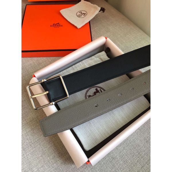 HERM Grey Saddle 38MM Reversible Belt