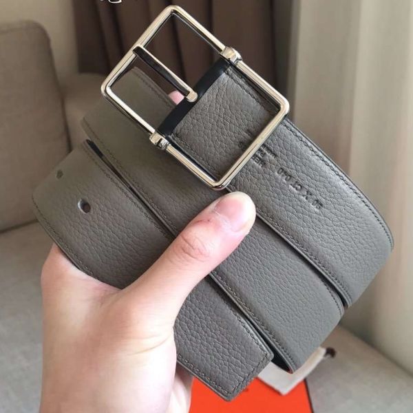 HERM Grey Saddle 38MM Reversible Belt
