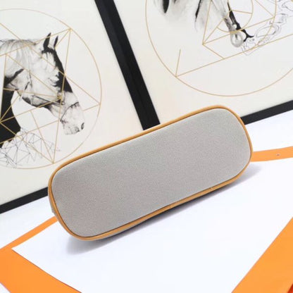 HERM Medium Bolide Travel Case In Grey Cotton