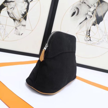 HERM Medium Bolide Travel Case In Black Cotton