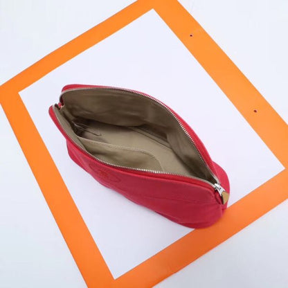 HERM Medium Bolide Travel Case In Red Cotton