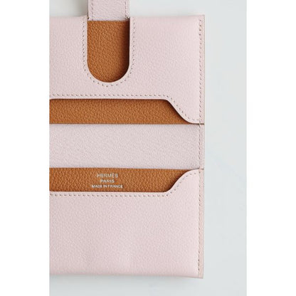 HERM R.M.S Card Holder in Mauve Pale Evergrain Calfskin