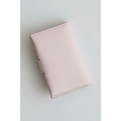 HERM R.M.S Card Holder in Mauve Pale Evergrain Calfskin