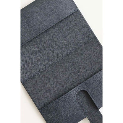 HERM R.M.S Passport Holder in Blue Nuit Evercolor Calfskin