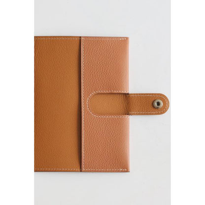 HERM R.M.S Passport Holder in Gold Evercolor Calfskin