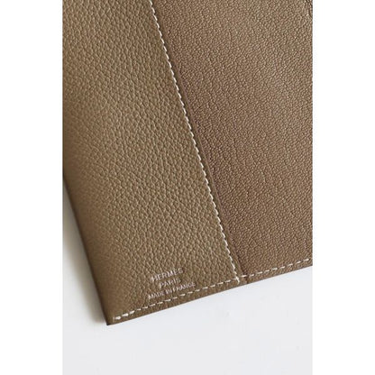 HERM R.M.S Passport Holder in Taupe Evercolor Calfskin
