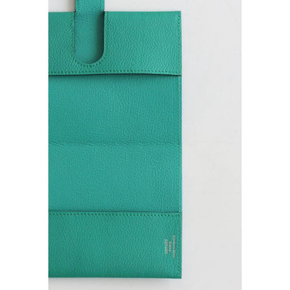 HERM R.M.S Passport Holder in Vert Verone Evercolor Calfskin