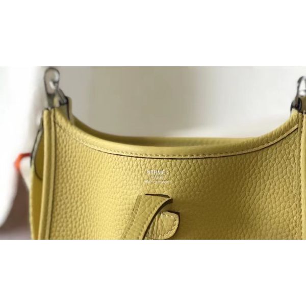 HERM Evelyne III TPM Mini Bag In Jaune Poussin Clemence Leather