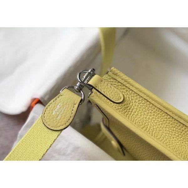 HERM Evelyne III TPM Mini Bag In Jaune Poussin Clemence Leather