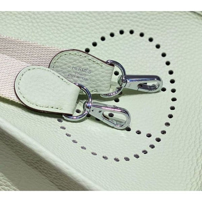 HERM Evelyne III TPM Bag In Vert Fizz Clemence Leather