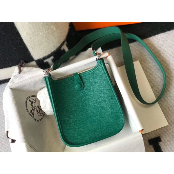 HERM Evelyne III TPM Bag In Vert Vertigo Clemence Leather
