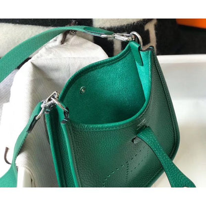 HERM Evelyne III TPM Bag In Vert Vertigo Clemence Leather