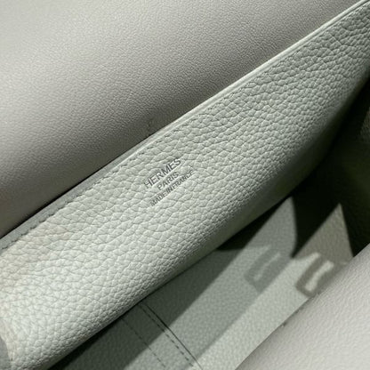 HERM Halzan 25 Bag in Vert Fizz Clemence Leather